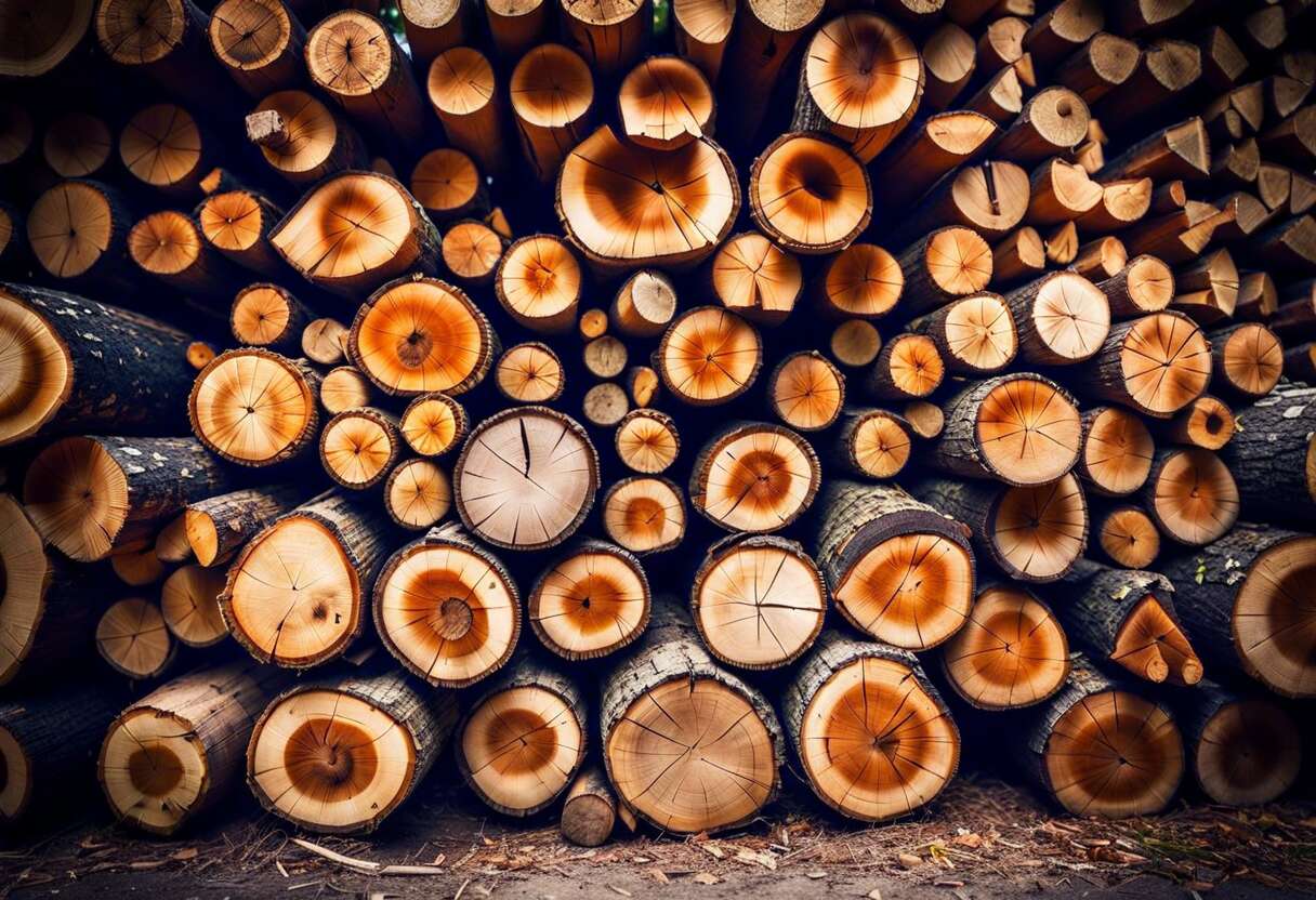 Le choix du bois : l'assurance d'un feu de qualité