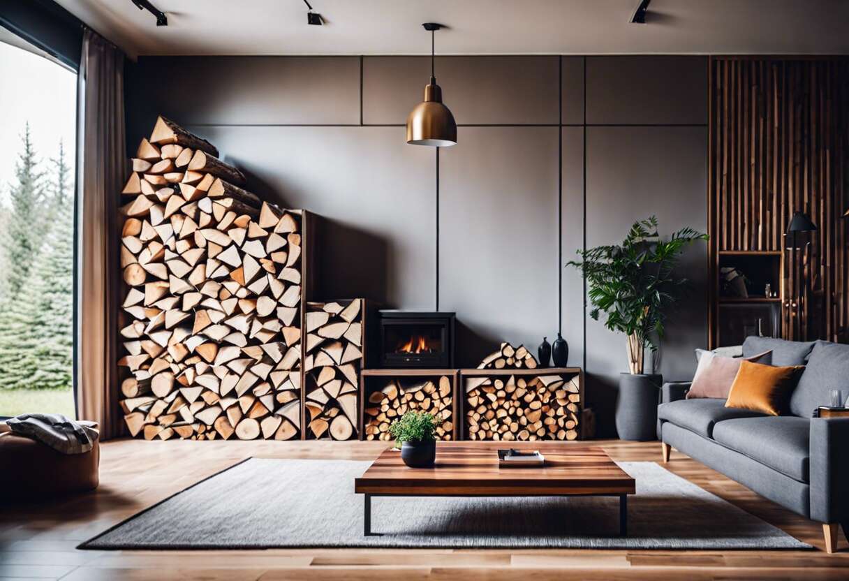 Optimiser l'espace intérieur : des solutions créatives pour le bois de chauffage